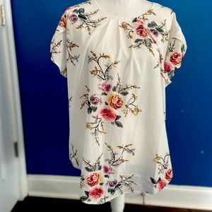 Flowered blouse